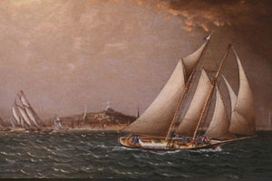 Yachts Racing, Boston Harbor