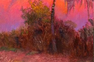 Sunset Palm 